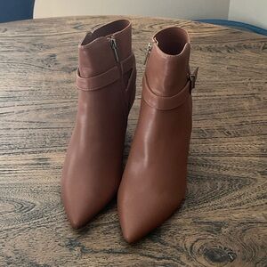 Reaction Kenneth Cole Tan Ankle Booties